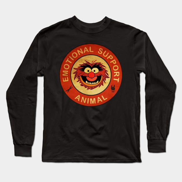 Animal Angry Vintage Long Sleeve T-Shirt by projeksambat